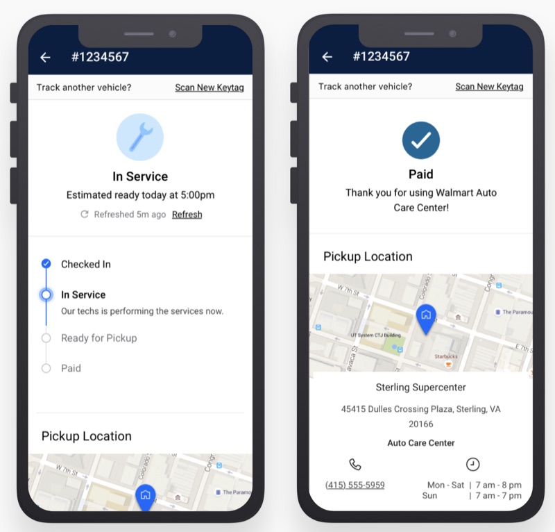 Walmart Labs car order tracking project